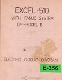 Excel 510, VMC with fanuc OMBB, Electric Circuit Diagrams Manual 1988